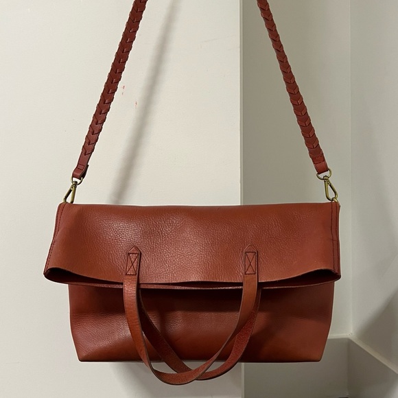 Madewell Leather Convertible Tote + Two Extra Straps - Picture 5 of 10